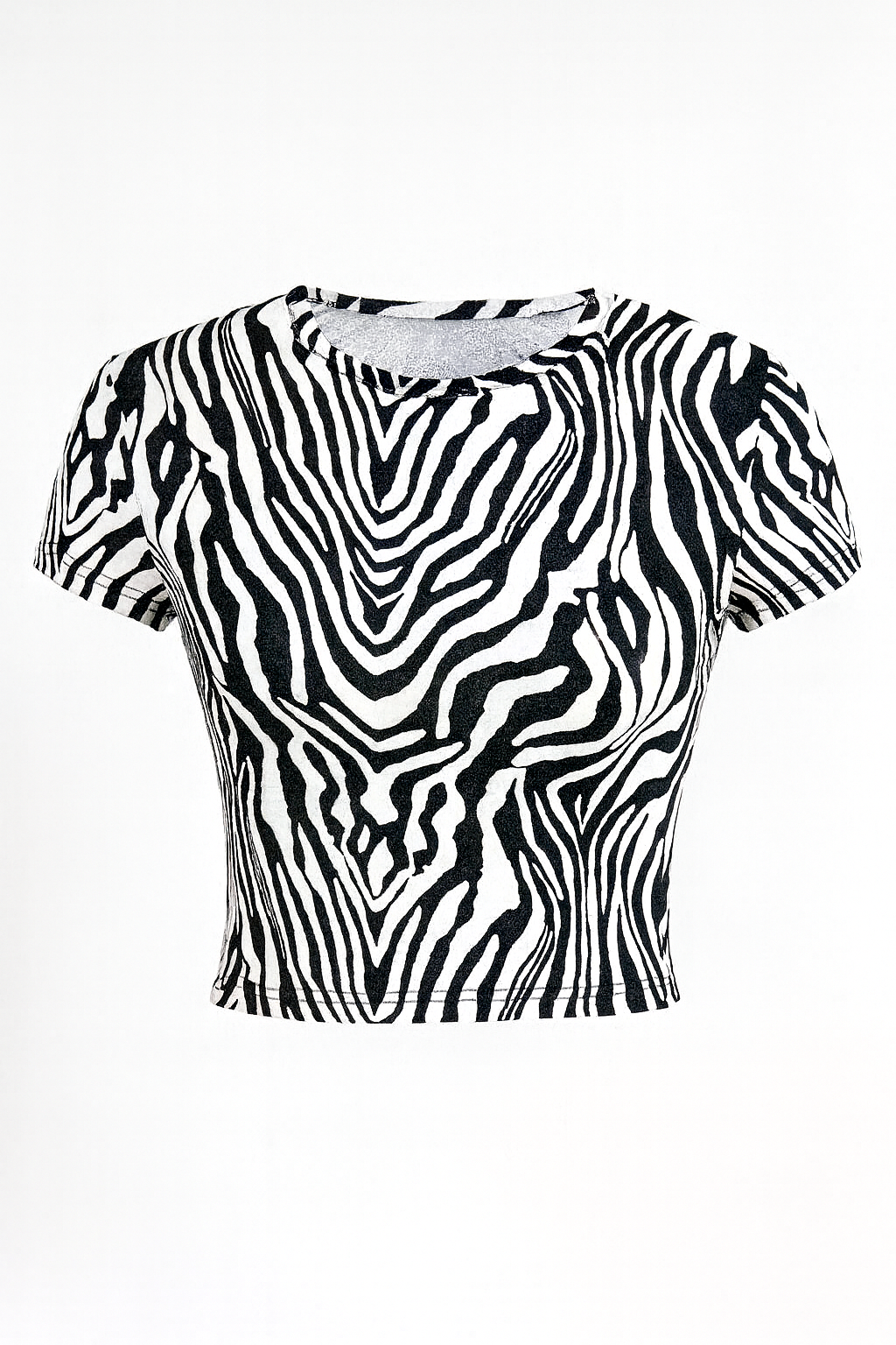 Zebra crop top